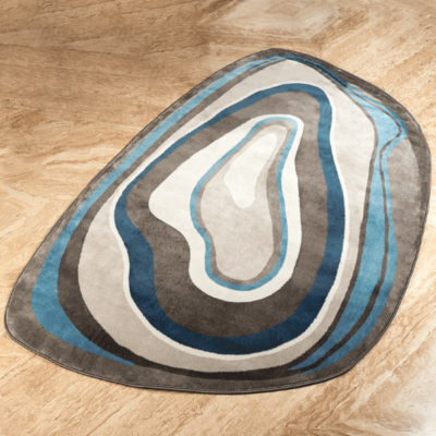 Concentric Layers Floor Rug (5X7.5 Feet)