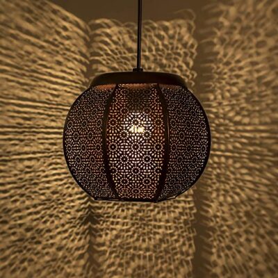 Homesake Hanging Pendant Ceiling Light (Copper, Black)