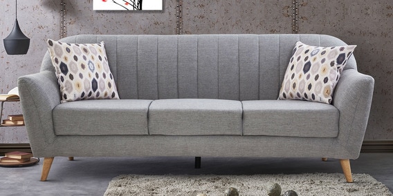 Antalya 3 Seater Sofa In Grey Colour