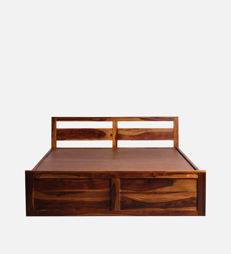Bed VS King Size bed In Provencial Teak Finish – Furniturly Bed VS King Size bed In Provencial Teak Finish – Furniturly