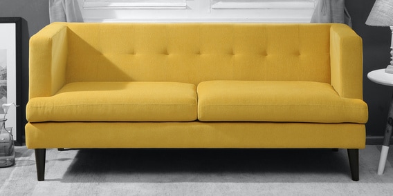 Copenhagen 3 Seater Sofa in Yellow Colour