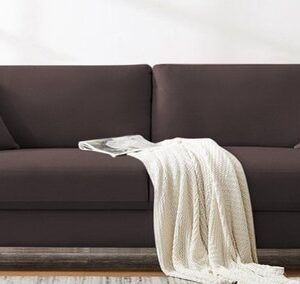 Daroo 3 Seater Sofa In Mocha Brown Colour