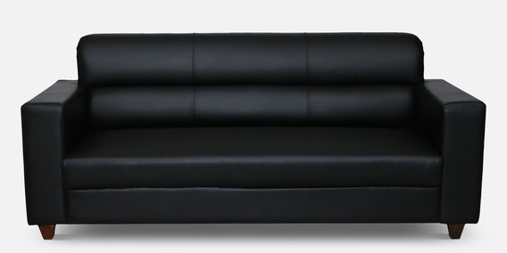 Kawa 3 Seater Sofa in Metal Black Colour